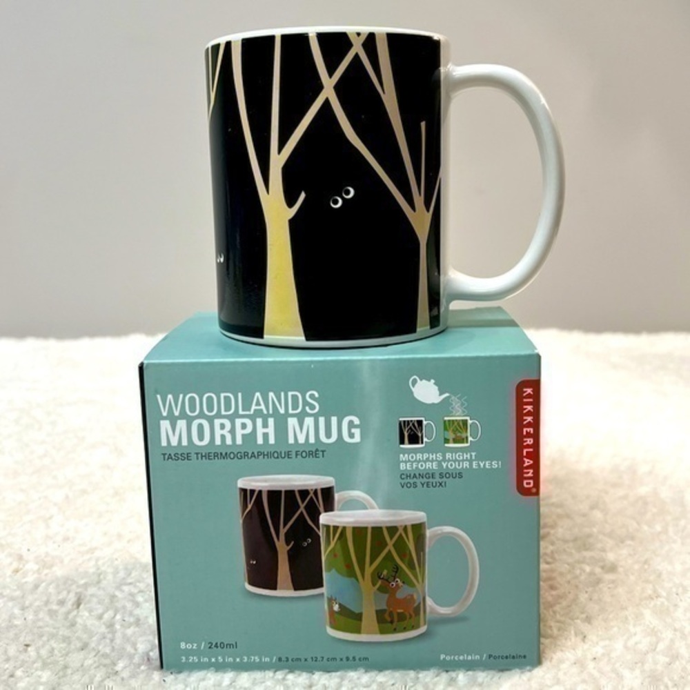 Kikkerland Porcelain Morphing Woodlands Mug